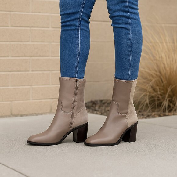 Franco Sarto Designer Penelope Shadow LE Boots - Picture 1 of 10